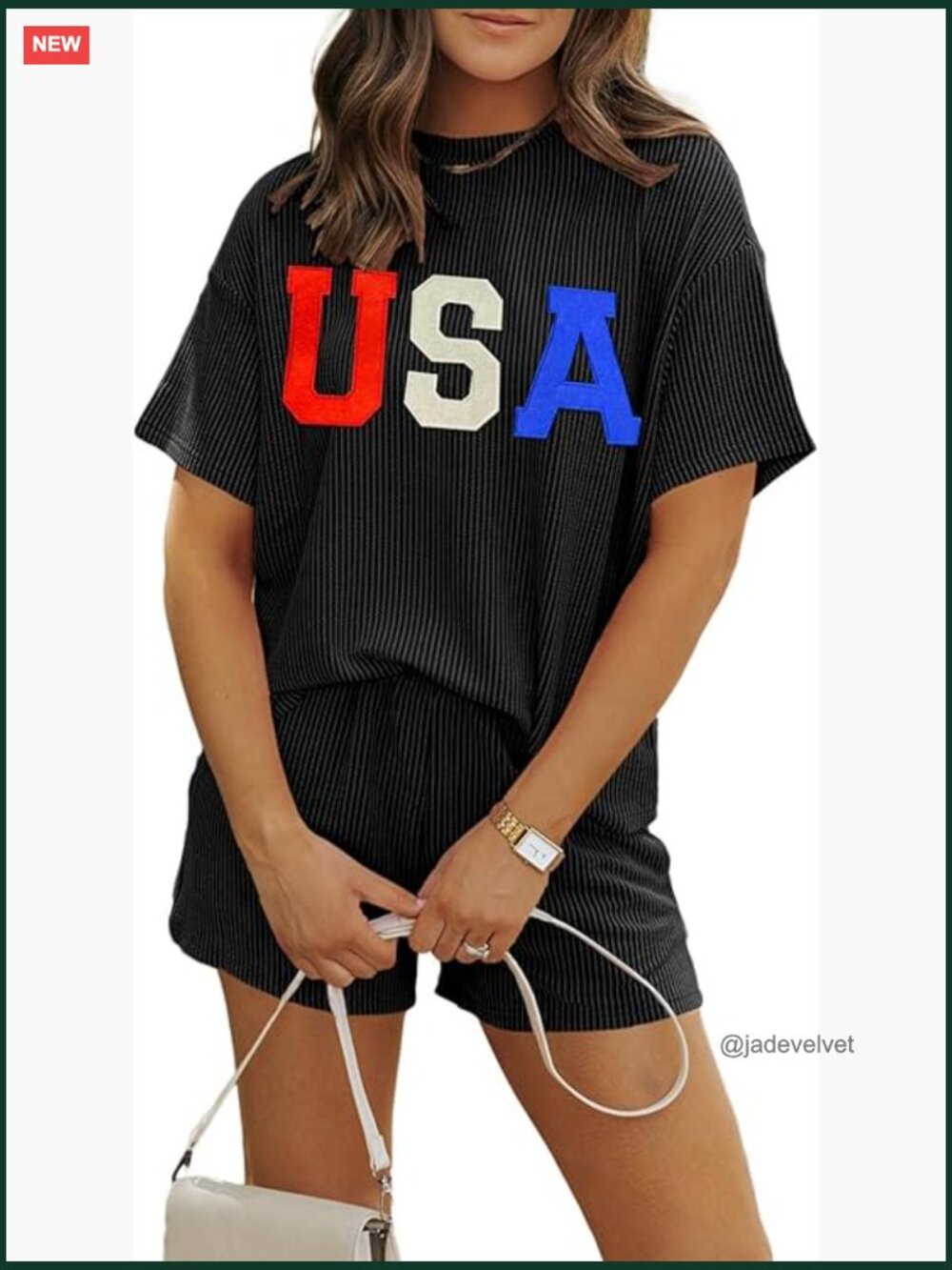 Women 2 Piece Shorts Set Casual Summer Ribbed Lounge Outfits